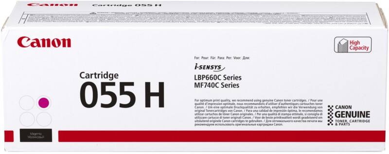 Canon 055H Origineel Tonercartridge Magenta