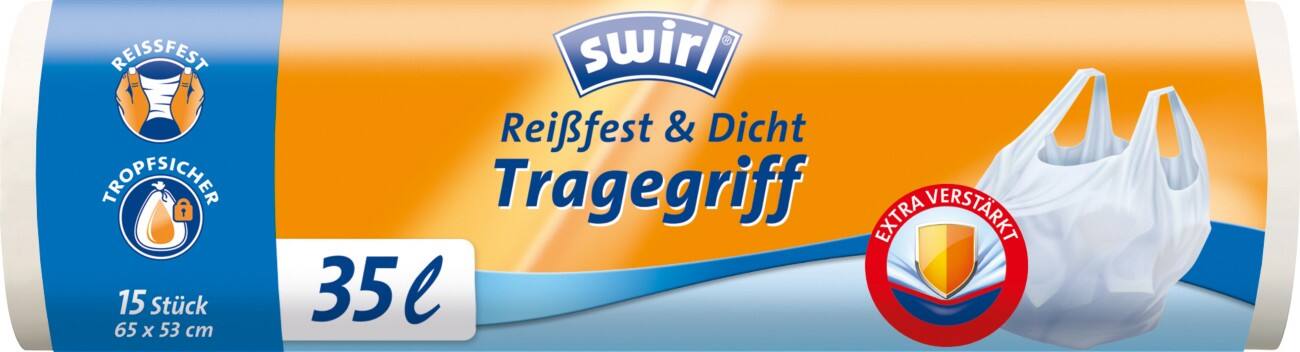 Swirl Vuilniszakken 35 l Wit 65 x 53 cm 15 Stuks