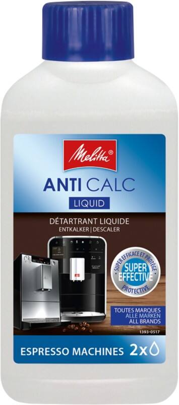 Détartrant liquide Melitta 204663 pour machine à expresso 250 ml