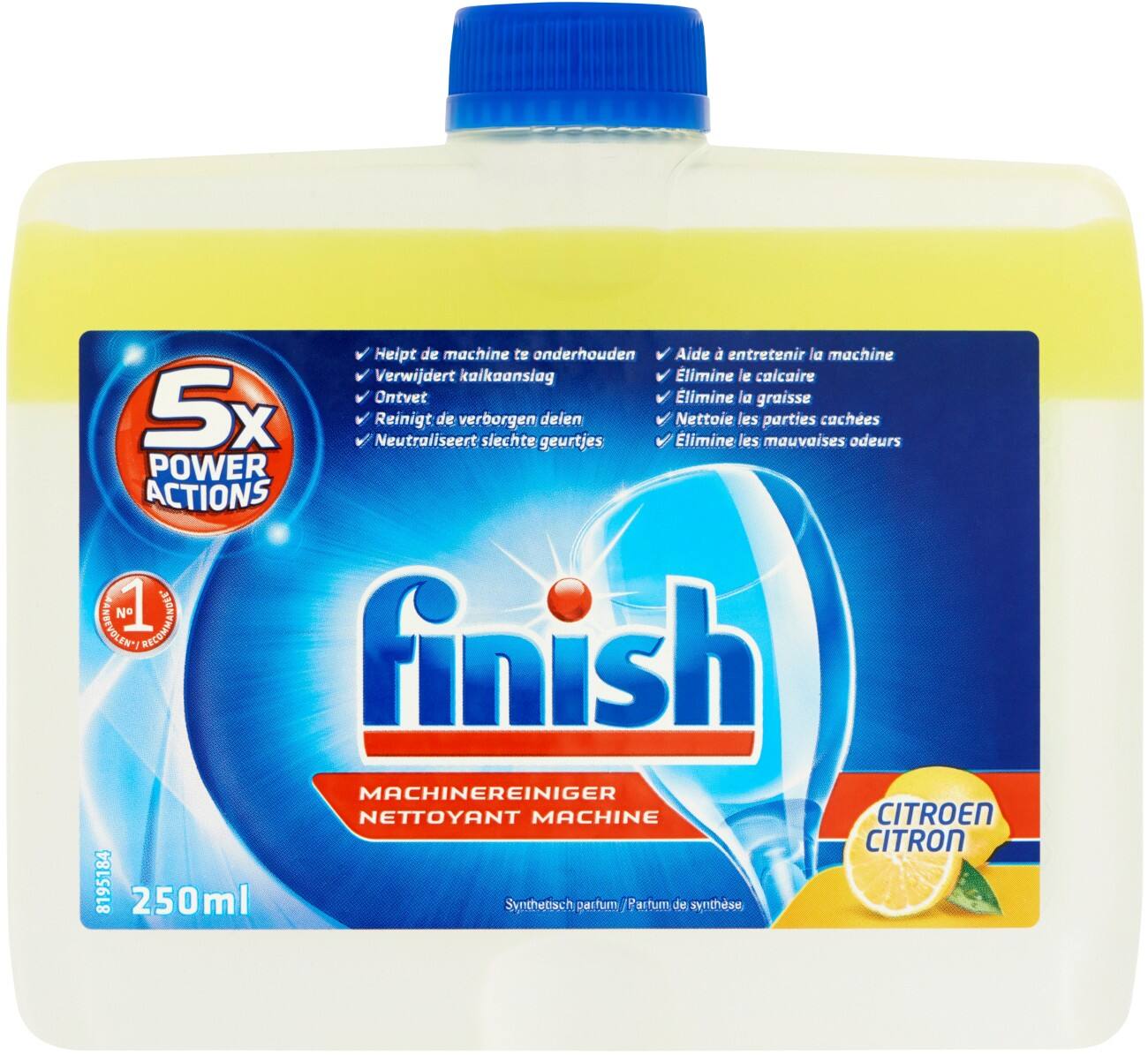 Finish Vaatwasmachine reiniger Citroen 250 ml