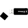 Integral USB 2.0 USB-stick 16 GB zwart