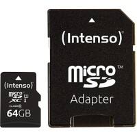 Carte microSDHC Intenso 64GB microSDXC 64 Go