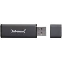 Intenso USB 2.0 USB-stick Aluminum Line 16 GB Antraciet