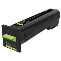 Toner Lexmark D'origine 72K20Y0 Jaune