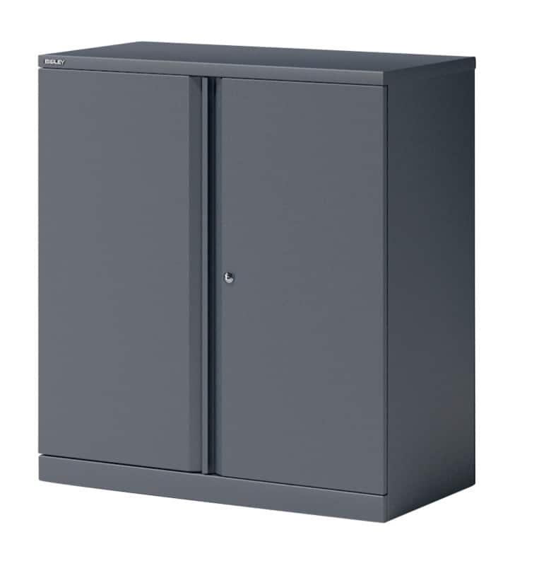 Armoire à portes battantes Bisley Acier Verrouillable 1000 x 470 x 1000 mm Anthracite