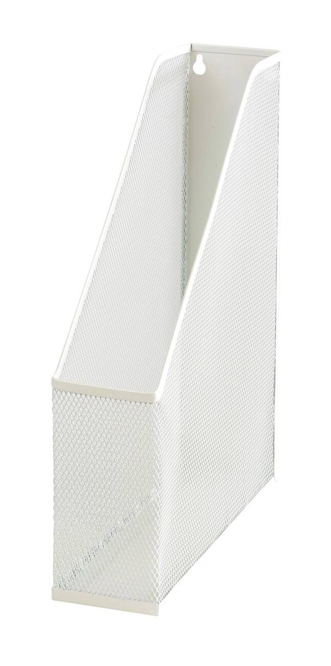 Porte-revues Office Depot Fil, métal Blanc A4 7,5 x 25,3 x 31,5 cm