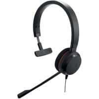 Casque audio Jabra Evolve 20 MS Mono Filaire Serre-tête Avec suppression du bruit USB Avec microphone Noir