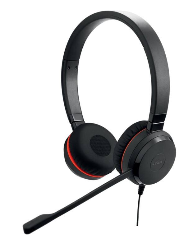 Jabra Evolve 20SE UC Bedraad Telefoonheadset Over het hoofd USB Zonder Bluetooth Passive noise-cancelling Met microfoon Stereo Zwart