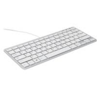 Clavier filaire R-Go Tools Compact AZERTY BE USB Blanc