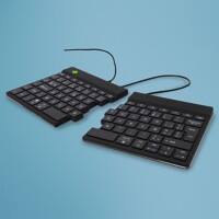 Clavier filaire R-Go Tools Split Ergonomique AZERTY DE USB Noir