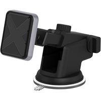 Support Smartphone pour voiture XLayer Magfix 214760 Windscreen & Dashboard Magnétique Noir