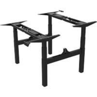 euroseats Zit-sta bureau frame Dual Zwart 1.800 x 1.430 x 600 - 1.230 mm