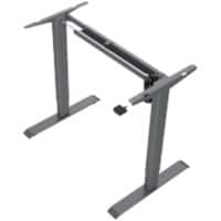 euroseats Zit-sta bureau frame Single motor Grijs 1.210 x 500 x 730 - 1.210 mm