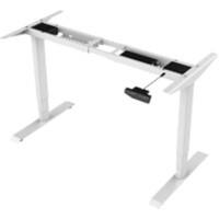 euroseats Zit-sta bureau frame Double motor Wit 1.800 x 600 x 620 - 1.250 mm