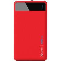 Batterie externe XLayer Colour Line 4000 mAh Rouge