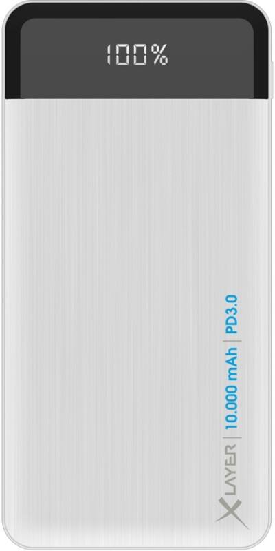 Batterie externe XLayer X-Charger 10000 mAh 12 V Argenté