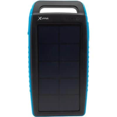 Batterie externe XLayer PLUS Solar 15000 mAh Noir, bleu