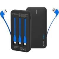 Batterie externe XLayer PLUS All-in-One 10000 mAh Noir, bleu