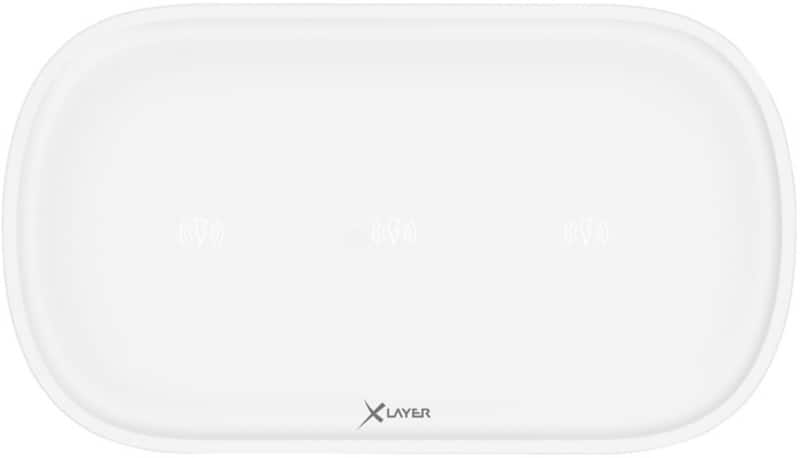 Station de charge sans fil Qi XLayer Family 215760 Triple Blanc
