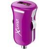 Chargeur USB de voiture XLayer 214108 Violet