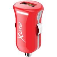 Chargeur USB de voiture XLayer 214103 Rouge