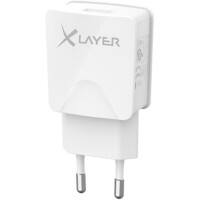 XLAYER 214112 USB-stroomadapter Wit