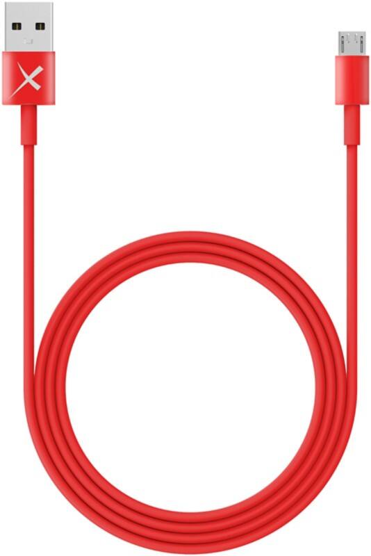 XLAYER 214096 1 x Micro USB A male naar 1 x USB A male kabel 1m Rood