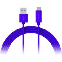 XLAYER 214347 1 USB A male naar 1 x USB C male kabel 1m Blauw