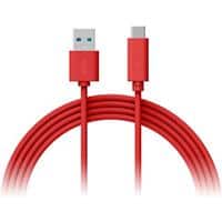 Câble USB-C XLayer 214351 1 m Rouge