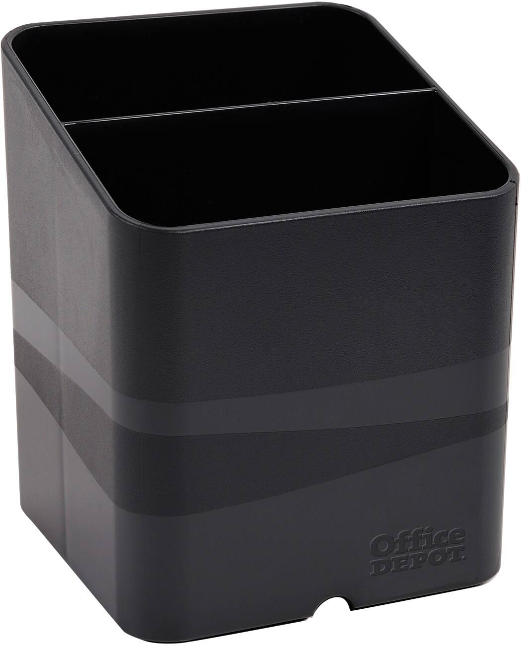 Office Depot Pennenbakje Zwart Polystyreen 7,4 x 7,4 x 9,3 cm