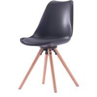 Chaises visiteur Realspace Ella Tissu Noir
