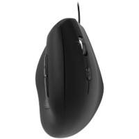Ativa Bedrade Ergonomische Muis ERGO Optisch voor Rechtshandige gebruikers 1,5 m USB-A kabel Zwart