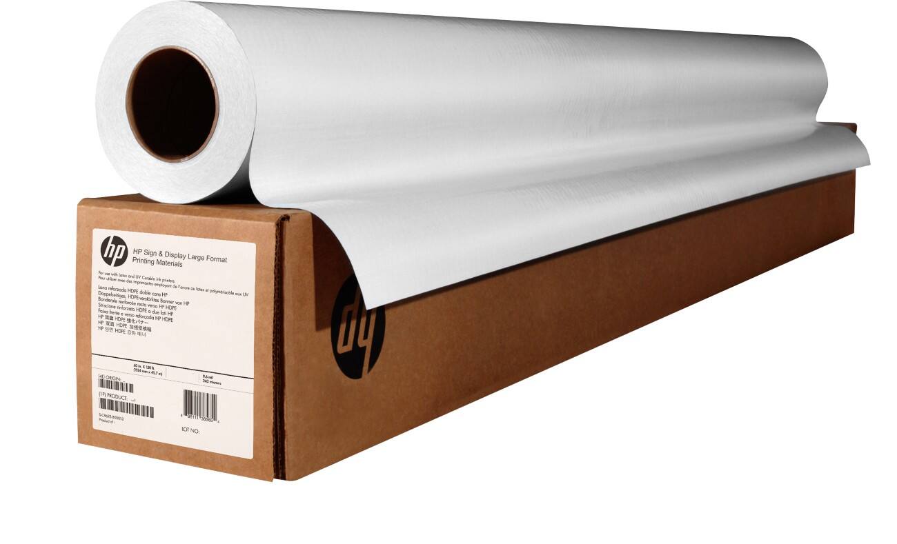 Polypropylène adhésif HP Everyday C0F20A Mat 1067 mm x 50,8 mm x 22,9 m Blanc 2 Rouleaux