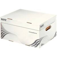 Leitz easyboxx Archiefdozen 6135 Met Flapdeksel Grootte S Wit Karton 35,5 x 25,2 x 19,3 cm 15 Stuks