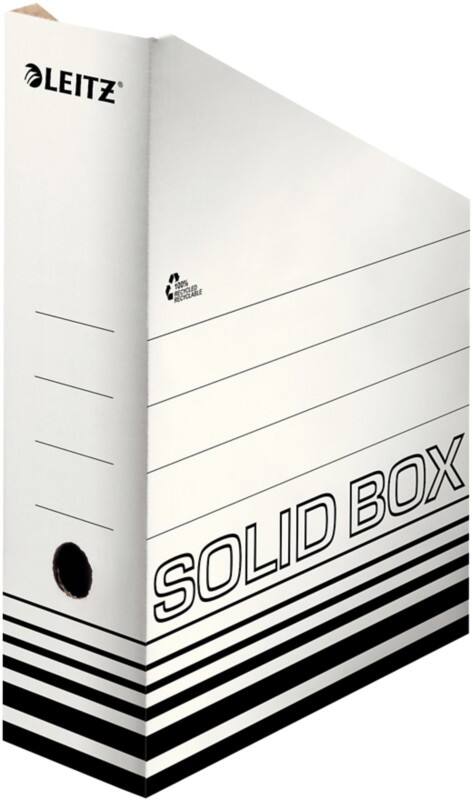Porte-revues Leitz Solid 4607 900 feuilles A4 blanc carton 10 x 26 x 32 cm 10 unités