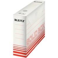 Boîtes d'archivage Leitz Solid 6127 700 feuilles A4 rouge claire carton 8 x 25,7 x 33 cm 10 unités