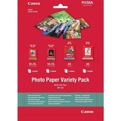 Canon Fotopapier Variety Pack VP-101 170 gram Wit 20 vellen