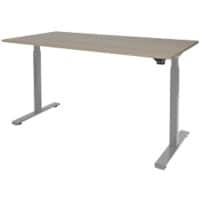 Schaffenburg Dextro Basic Zit-sta-bureau Rechthoekig Eiken T-Voet 1.400 (B) x 800 (D) x 705 (H) mm Melamine