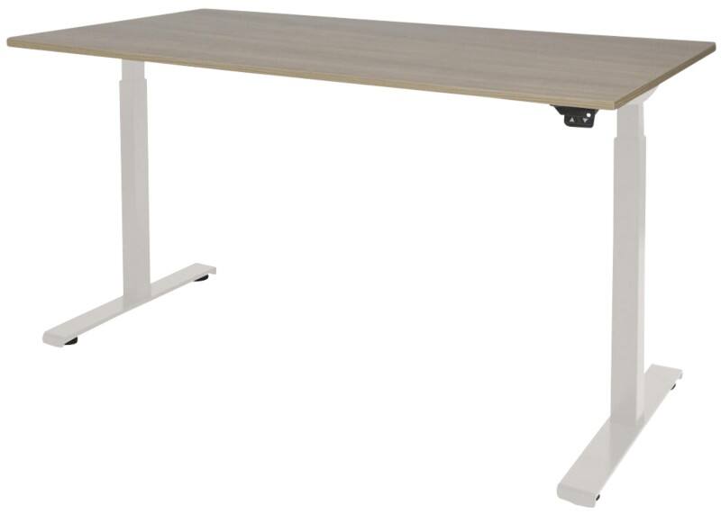 Schaffenburg Dextro Basic Zit-sta-bureau Rechthoekig Eiken T-Voet 1.600 (B) x 800 (D) x 705 (H) mm Melamine