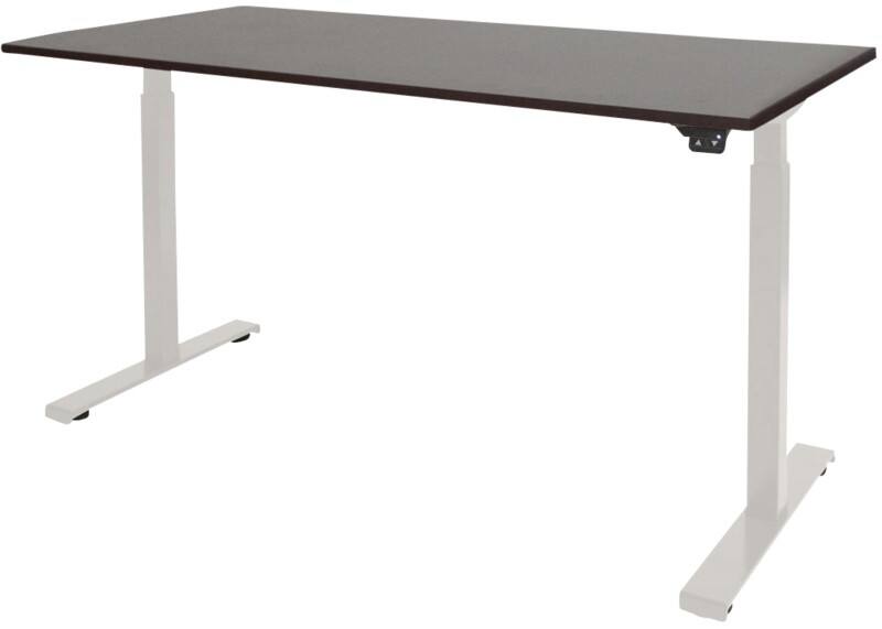 Schaffenburg Dextro Basic Zit-sta-bureau Rechthoekig Eiken T-Voet 1.800 (B) x 800 (D) x 705 (H) mm Melamine