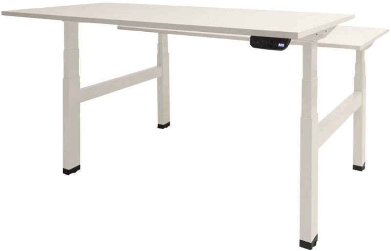Schaffenburg Dextro Plus Duo Zit-sta-bureau Rechthoekig H-Frame 1.800 (B) x 800 (D) x 645 (H) mm Melamine