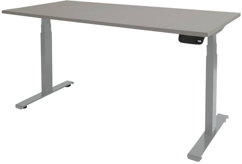 Schaffenburg Dextro Plus Zit-sta-bureau Rechthoekig T-Voet 1.200 (B) x 800 (D) x 645 (H) mm Melamine