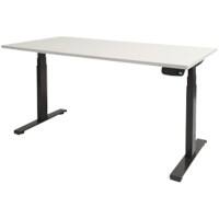 Bureau assis-debout Schaffenburg Dextro Plus Blanc craie, noir 120 x 80 x 64,5 cm