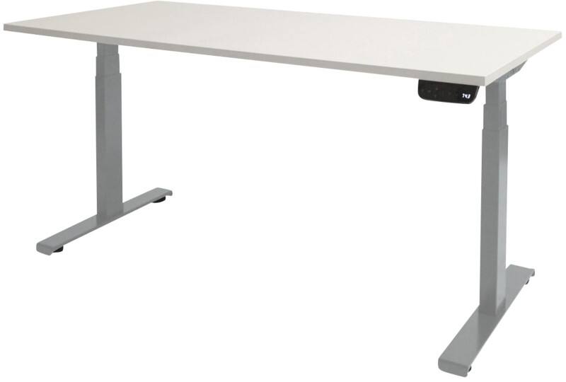 Schaffenburg Dextro Plus Zit-sta-bureau Rechthoekig T-Voet 1.600 (B) x 800 (D) x 645 (H) mm Melamine