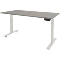 Schaffenburg Dextro Plus Zit-sta-bureau Rechthoekig T-Voet 1.800 (B) x 800 (D) x 645 (H) mm Melamine