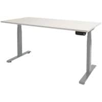 Schaffenburg Dextro Plus Zit-sta-bureau Rechthoekig T-Voet 1.800 (B) x 800 (D) x 645 (H) mm Melamine