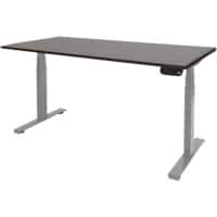 Schaffenburg Dextro Plus Zit-sta-bureau Rechthoekig Eiken T-Voet 1.800 (B) x 900 (D) x 645 (H) mm Melamine