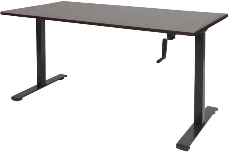 Schaffenburg Dextro Slinger Zit-sta-bureau Rechthoekig Eiken T-Voet 1.200 (B) x 800 (D) x 705 (H) mm Melamine