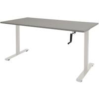 Schaffenburg Dextro Slinger Zit-sta-bureau Rechthoekig T-Voet 1.400 (B) x 800 (D) x 705 (H) mm Melamine
