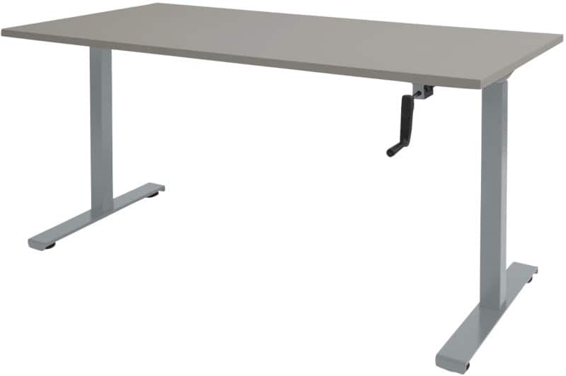 Schaffenburg Dextro Slinger Zit-sta-bureau Rechthoekig T-Voet 1.800 (B) x 800 (D) x 705 (H) mm Melamine